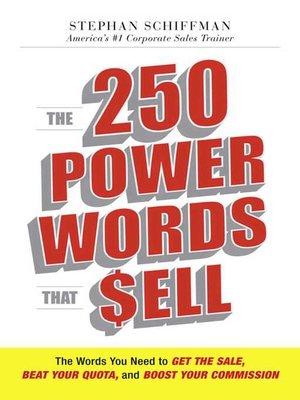 cover image of The 250 Power Words That Sell